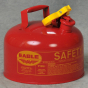 Eagle Type I 2.5 Gallon Galvanized Steel Metal Safety Can (Shown in Red)