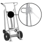 With Pneumatic Wheels, Hand Brake, Security Cable Chime Hook