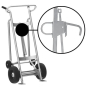 With Pneumatic Wheels, Hand Brake, Locking Cover Chime Hook