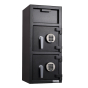 Protex FDD-3214 1.75 cu. ft. "B" Rated Dual-Door Depository Safe