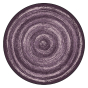 Joy Carpets Feeling Fun Classroom Rug, Purple Round