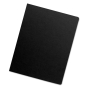 Fellowes Futura 7.5 Mil 8.75" x 11.25" Round Corner Opaque Black Binding Cover 25/Pack