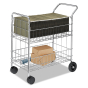 Fellowes Worcester Chrome Mail Cart