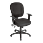 Eurotech Racer FM4087 Multifunction Fabric Mid-Back Task Chair (Shown in Black)