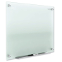 Quartet Infinity 2' x 1.5' White Frosted Glass Whiteboard
