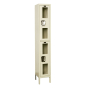 Hallowell Double Tier Safety-View Lockers, Tan