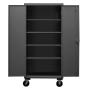 Durham Steel 4-Shelf 12-Gauge Mobile Storage Cabinet