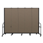 Screenflex Freestanding 88" H Heavy Duty Mobile Configurable Fabric Room Dividers