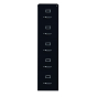Hirsh 5-Drawer 28.5" Deep Vertical File Cabinet, Letter, Black 