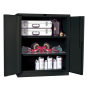 Hallowell DuraTough Classic Series 36" W x 21" D x 42" H Extra Heavy-Duty Storage Cabinet, Assembled, Charcoal