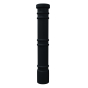 IdealShield Metro 50" H Poly Bollard Cover Post Protector Sleeve (Shown in Black)