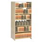 Tennsco Imperial Double-Sided 24" D Open-Back Shelving Units, Letter