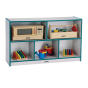 Jonti-Craft Rainbow Accents Low Mobile Cubbie Classroom Storage
