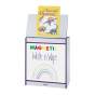 Jonti-Craft Rainbow Accents 24" W Write-n-Wipe Magnetic Dry Erase Mobile Big Book Easel