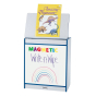 Jonti-Craft Rainbow Accents 24" W Write-n-Wipe Magnetic Dry Erase Mobile Big Book Easel