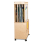 Jonti-Craft Script-n-Skills 30" W Magnetic Dry Erase & Flannel Board Mobile Big Book Easel