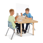 Jonti-Craft Purpose Plus 48" W x 24" D Trapezoid Elementary School Table