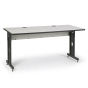 endall Howard 72" W x 30" D Height Adjustable Training Table (Shown in Grey)