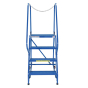 Vestil 70" H Perforated 4-Step Maintenance Ladder