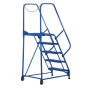 Vestil 80" H Grip Strut 5-Step Maintenance Ladder