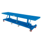 Vestil Ergonomic Long Deck 2000 lb Load Carts