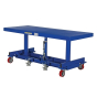 Vestil Ergonomic Long Deck Cart 2000 lb Load 30" x 72" Platform