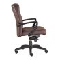 Eurotech Manchester Leather Mid-Back Executive Office Chair