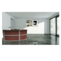 Linea Italia 142" W Curved 4-Section Office Reception Desk