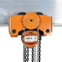 Vestil Gear 1000 to 6000 lb Load Low Headroom Chain Hoist Trolley