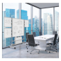Luxor Collaboration Station 7' x 4' Painted Steel Mobile Whiteboard