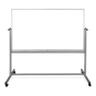 Luxor 6' x 3' Painted Steel Magnetic Mobile Reversible Whiteboard
