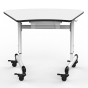 Luxor 29" W x 19" D Trapezoid Height Adjustable Student Desk