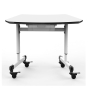 Luxor 29" W x 19" D Trapezoid Height Adjustable Student Desk