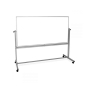 Luxor 6 x 3 Painted Steel Magnetic Mobile Reversible Whiteboard