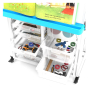 Luxor Ultimate Teacher Easel Cart with Whiteboard & Storage Bins