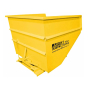 McCullough Industries 25099 2.5 Cubic Yard Self-Dumping Hoppers, 7,000 Lb Capacity (Shown in Yellow)