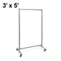 Luxor Painted Steel 3 x 5 Mobile Divider Reversible
