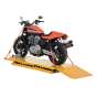 Vestil Manual Hydraulic Motorcycle Lift 1100 lb Load 26.75" x 65"