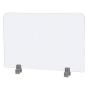 Boss Panel & Cubicle Clamp-On Clear Acrylic Plexiglass Sneeze Guard Shield Divider