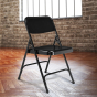 NPS 200 Series Steel Double Hinge Folding Chair, 4-Pack