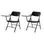 NPS Tablet Arm Folding Student Desk Chair, Right Arm, 2-Pack 