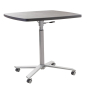 NPS Cafe Time CTT3042 36" Height Adjustable Square Bistro Table