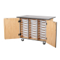 NPS Mobile Science Cabinet with Storage Trays