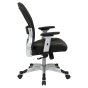 Office Star Space Seating AirGrid Mesh-Back Eco-Leather Mid-Back Executive Office Chair