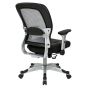 Office Star Space Seating AirGrid Mesh-Back Eco-Leather Mid-Back Executive Office Chair
