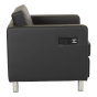 Office Star Work Smart Anti-Microbial Fabric Low-Back Club Chair