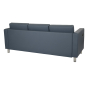 Office Star Work Smart Anti-Microbial Fabric Low-Back Sofa