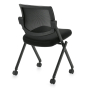 Offices to Go Armless Mesh Low-Back Nesting Chair