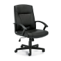 Offices to Go OTG11776B Luxhide Mid-Back Computer Office Chair
