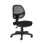 Offices to Go OTG11642B Mesh-Back Fabric Mid-Back Task Chair